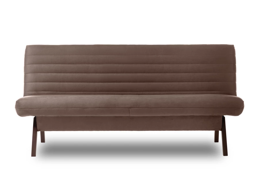 Диван-кровать Каир (БД), кофейный, замша, 188х73х88 см (изображение №2)