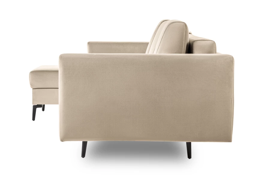 Диван-кровать Тенериф 2, велюровый, раскладной, какао велюр, 315х157х70 см (изображение №5)