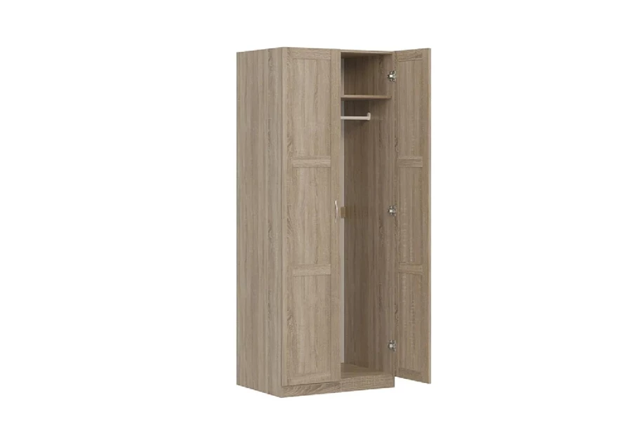 Шкаф двухстворчатый Пегас - аналог IKEA BRIMNES,78х58х202,сонома (изображение №2)
