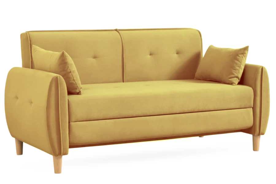 Диван - кровать Тога,  горчичный,  170х92х82 см (изображение №1)
