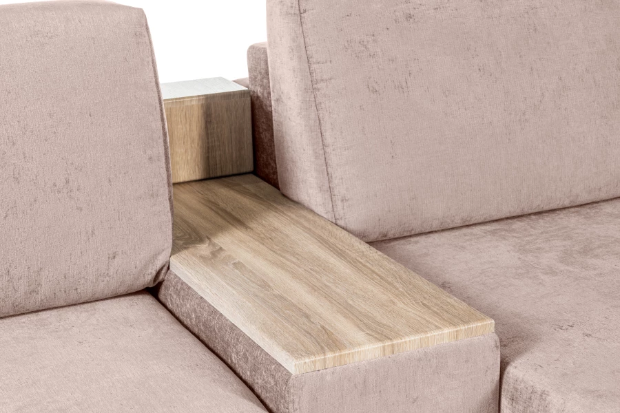 Диван-кровать Тенериф 2, велюровый, раскладной, како шенилл, 334х156х93 см (изображение №4)