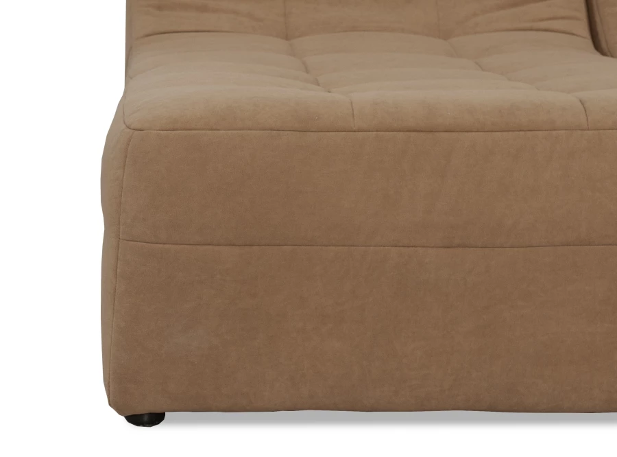 Угловой диван-кровать Палладиум 2, модульный, какао, 325х185х88 см (изображение №5)