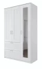 Шкаф комбинированный 3 двери и 2 ящика СИРИУС - аналог IKEA BRIMNES, белый