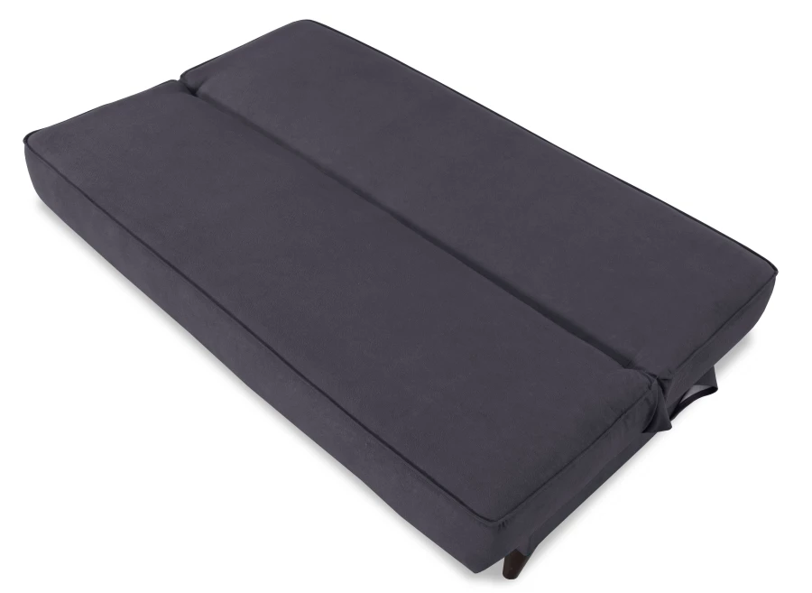 Прямой диван Наварра 2, темно серый с мелкими разводами 187х87х90 см (изображение №8)