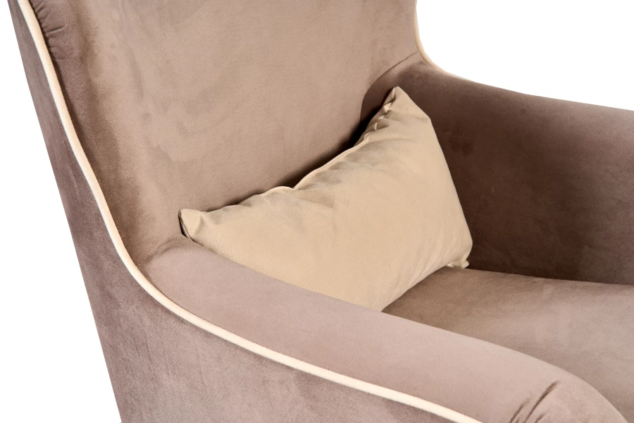 Кресло мягкое Вояж 7, анатомическое, кофейно-песочный, 72х94х94 см (изображение №10)