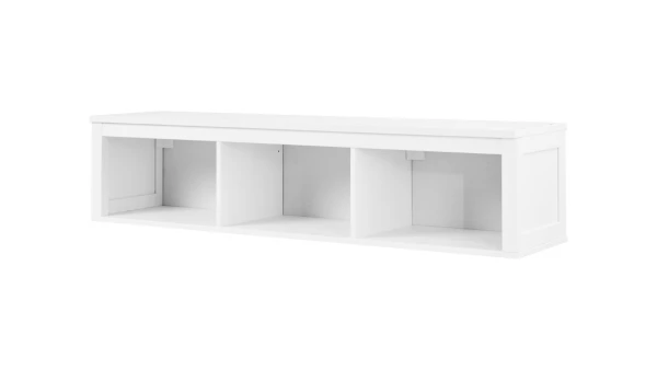 Полка навесная - аналог IKEA HEMNES / ХЕМНЭС/ ХЕМНЕС / КЫМОР / ИКЕА 148х34х37 см, белый