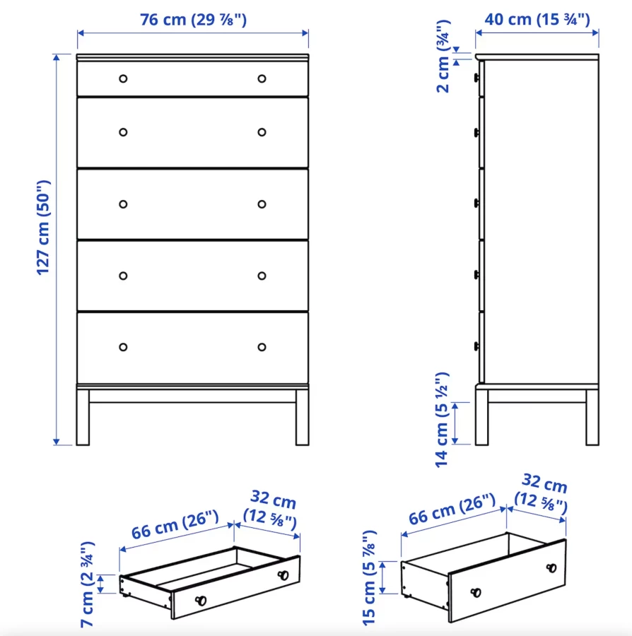 Tarva ikea комод