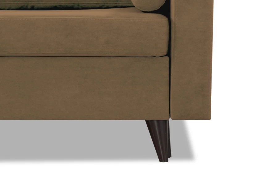 Диван-кровать Фидель, бежево-коричневый, 231х103х98 см (изображение №5)