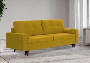 Второе фото. Диван-кровать Фидель, горчичный, 231х103х98 см