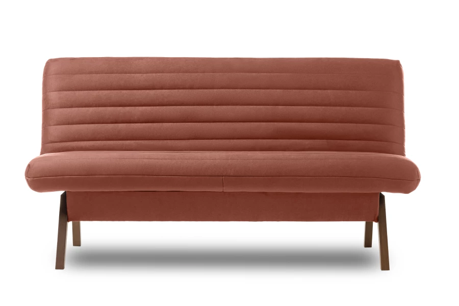 Диван-кровать Каир (МД), терракотовый, замша, 168х73х88 см (изображение №2)