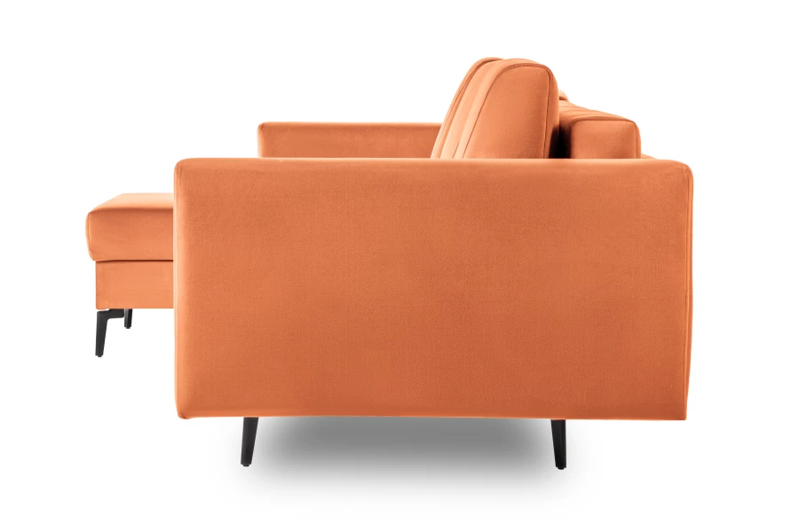 Диван-кровать Тенериф 1, велюровый, раскладной, терракотовый велюр, 315х157х70 см (изображение №5)