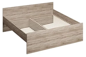 Кровать двойная ОРИОН - аналог IKEA BRIMNES 160х200 см, сонома