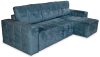 Угловой диван-кровать Реал, светло-синий,  228х160х97 см