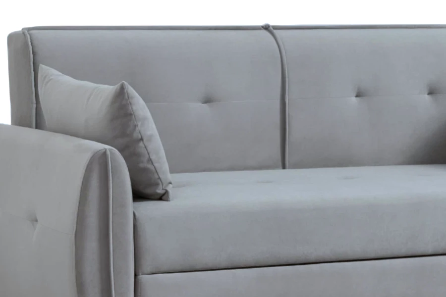 Диван - кровать раскладной Тога, серый, 170х92х82 см (изображение №5)