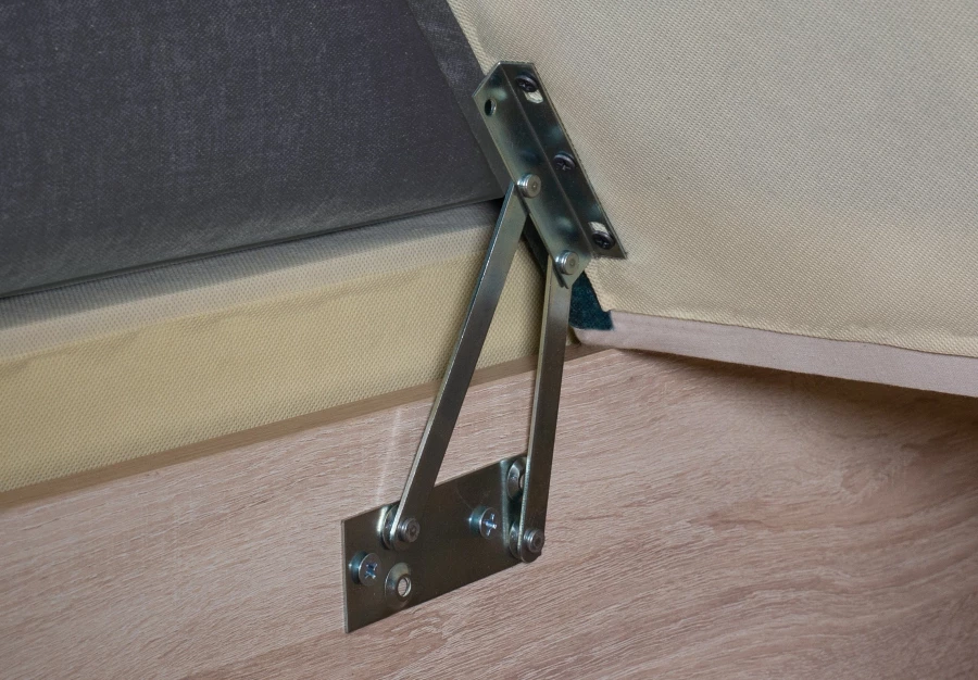 Угловой диван-кровать Сенатор, серый, 260х187х92 см (изображение №11)