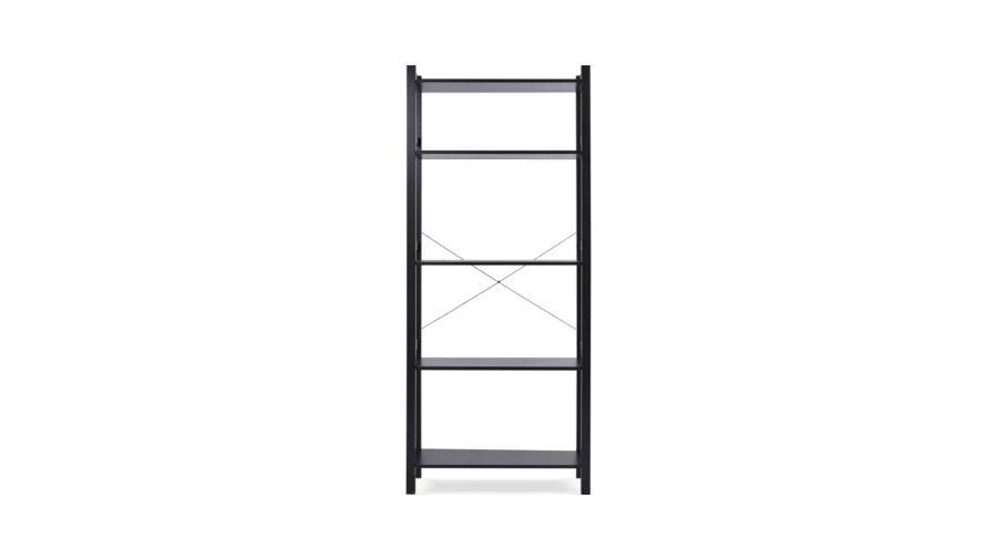 Стеллаж 5 полок - аналог IKEA/IVAR/ИВАР/УДОРА/ ИКЕА,  89x210x30см, черный (изображение №2)