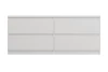 Тумба 4 ящика Кастор - аналог IKEA KULLEN,129х39х54,белая (изображение №3)