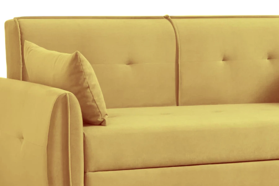 Диван - кровать Тога,  горчичный,  170х92х82 см (изображение №5)