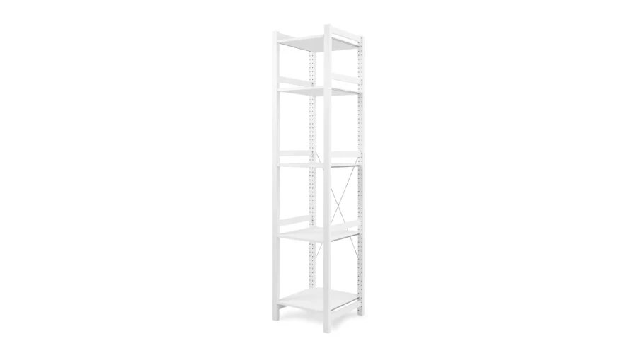 Стеллаж 5 полок - аналог IKEA/IVAR/ИВАР/УДОРА/ ИКЕА,  49x210x50см, белый (изображение №1)