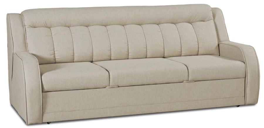 Прямой диван-кровать Блистер, раскладной,  светло-песочный, 231х96х96 см (изображение №1)