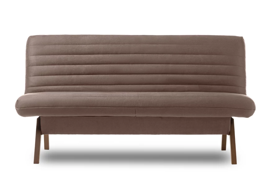 Диван-кровать Каир (МД), кофейный, замша, 168х73х88 см (изображение №2)