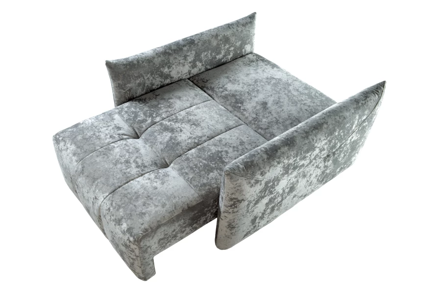 Кресло Таип 2, темно-серый велюр, 138х128х86 см (изображение №6)