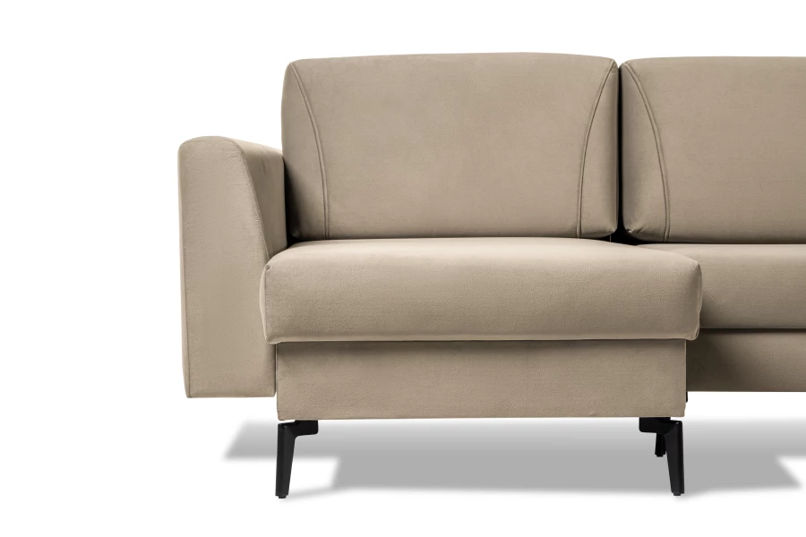 Диван-кровать Тенериф 2, велюровый, раскладной, какао велюр, 315х157х70 см (изображение №2)