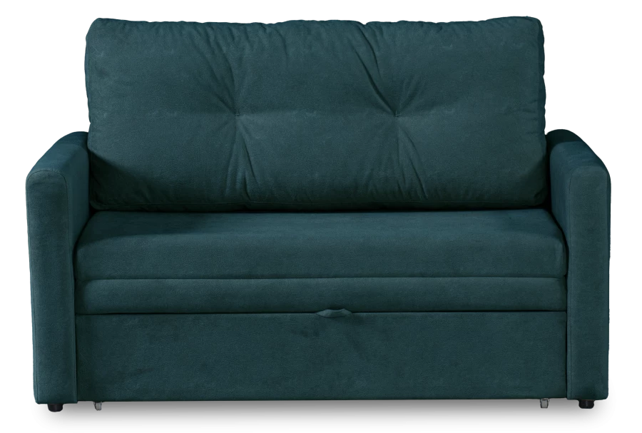 Диван-кровать Юнат 120, раскладной, синий с мелкими разводами, 142х87х94 см (изображение №2)