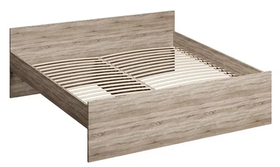 Кровать двойная ОРИОН - аналог IKEA BRIMNES 180х200 см, сонома (изображение №1)