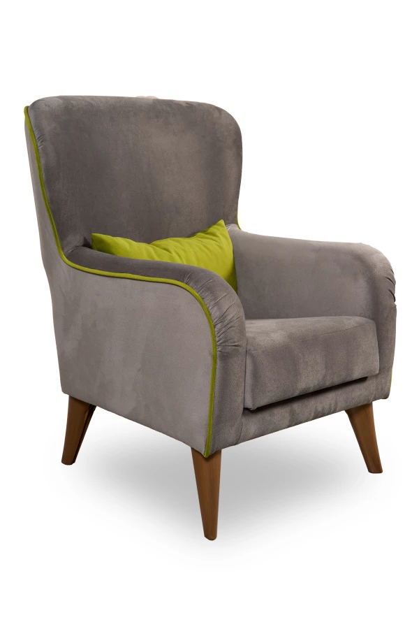 Кресло мягкое Вояж 7, анатомическое, графитовый, 72х94х94 см (изображение №4)