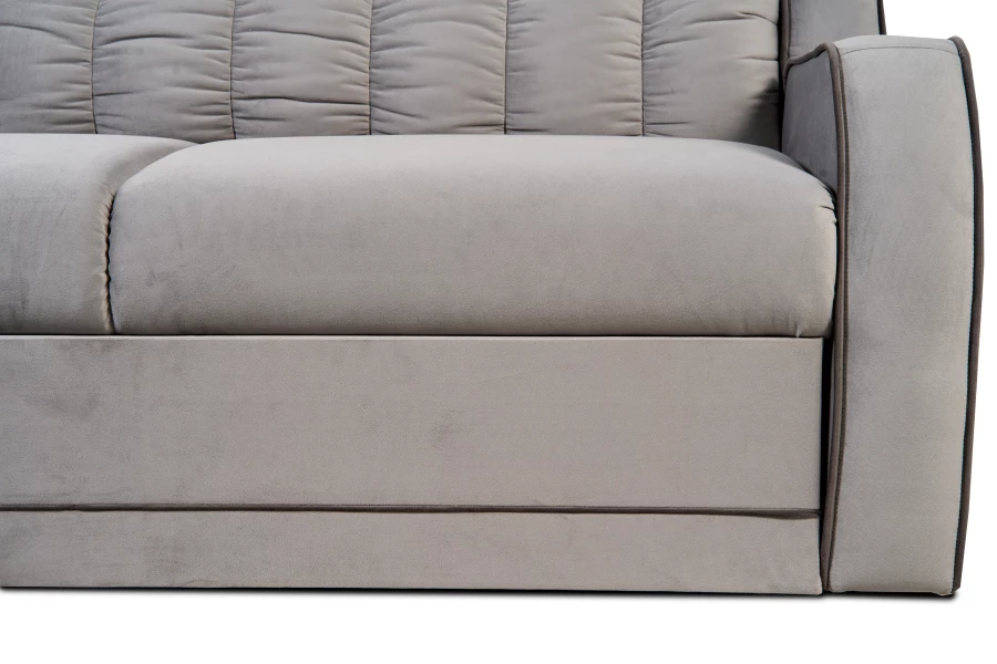 Угловой диван-кровать Блистер 2, серый, 259х183х97 см (изображение №7)