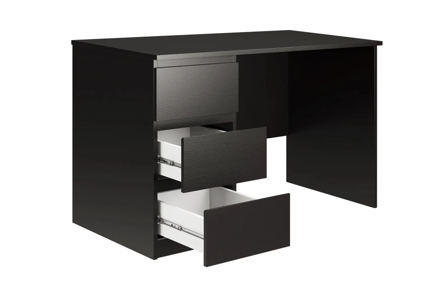 Письменный стол 3 ящика Кастор - аналог IKEA KULLEN, 115,6х65х75,венге (изображение №3)
