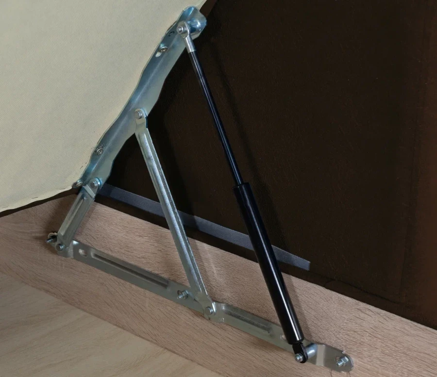 Диван-кровать Марсель со спальным местом, коричневый  228х160х97 см (изображение №7)