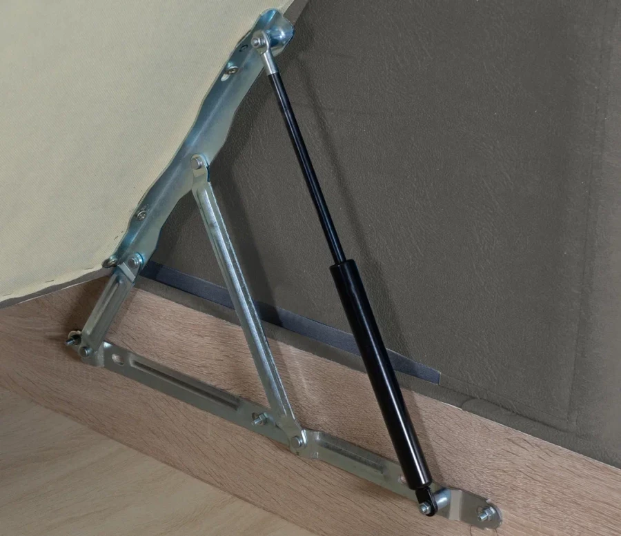 Диван-кровать, Марсель со спальным местом,серый 228х160х97 см (изображение №10)