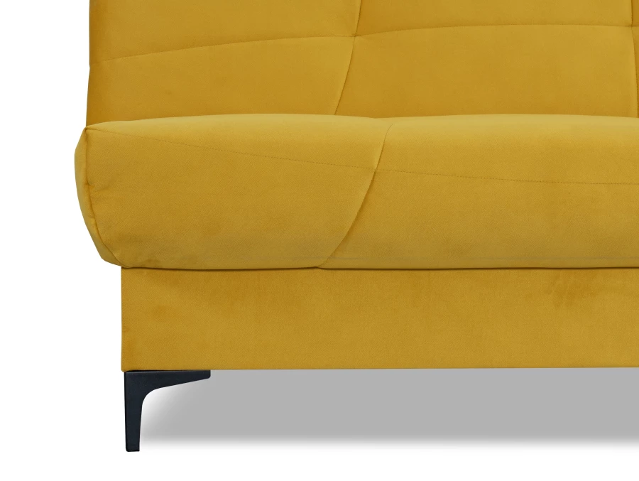 Диван-кровать Ривьера, горчично-желтый, 192х95х105 см (изображение №5)