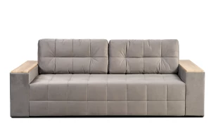 Диван-кровать Элегант 2022, серый 253х106х99 см