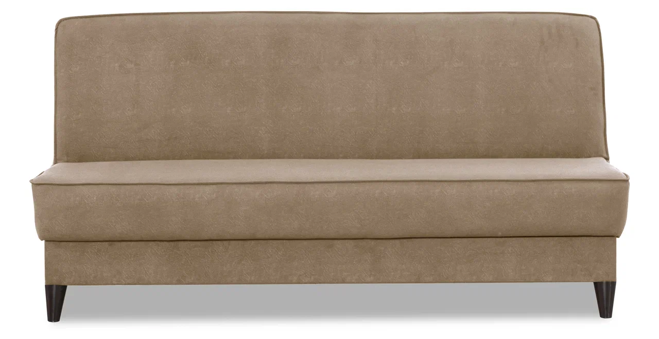 Прямой диван Наварра 2 ,серо-коричневый, 187х87х90 см