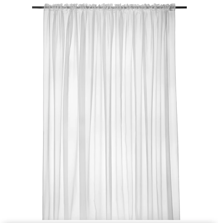 Гардина - аналог IKEA REVLUMMER, 300х250 см, белый ИКЕА (изображение №1)