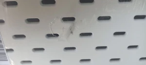 Второе фото. Комбинированная перфорированная доска - SKÅDIS / SKАDIS IKEA/ СКОДИС ИКЕА, 76х56 см, белый. Товар уцененный