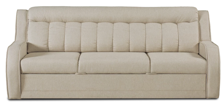 Прямой диван-кровать Блистер, раскладной,  светло-песочный, 231х96х96 см (изображение №5)