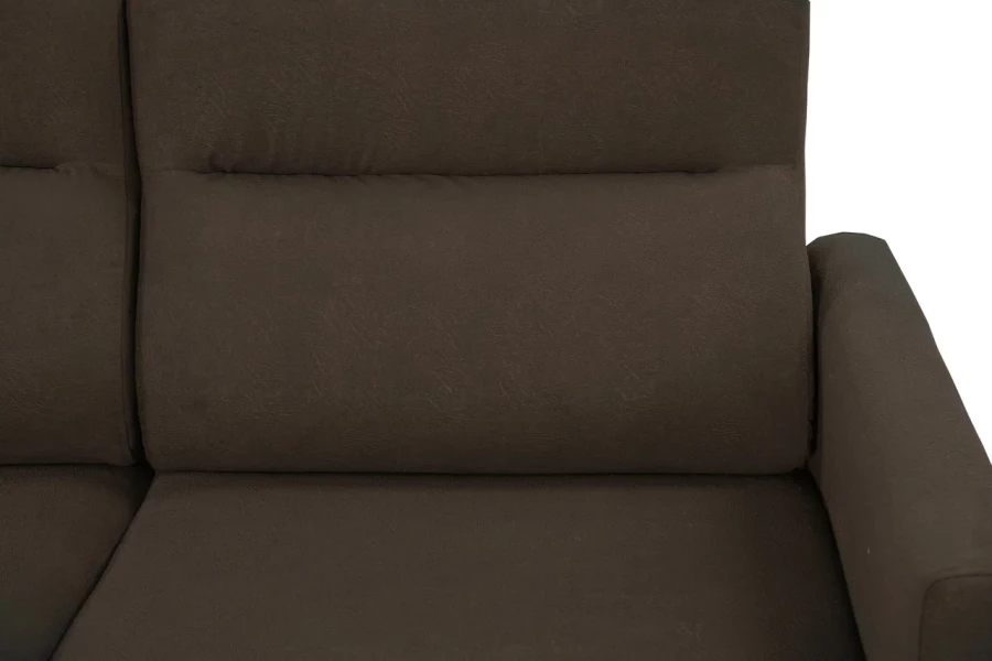 Диван-кровать Марсель со спальным местом, коричневый  228х160х97 см (изображение №5)
