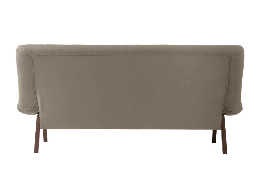 Диван-кровать Каир (БД), серо-песочный, замша, 188х73х88 см (изображение №3)