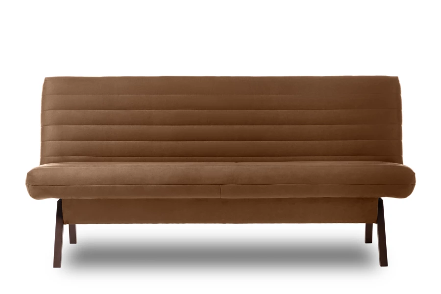 Диван-кровать Каир (БД), коричневый, замша, 188х73х88 см (изображение №2)