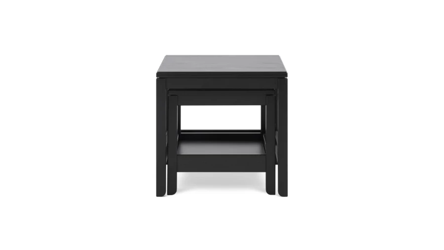 Комплект столов - аналог ИКЕА HEMNES / ХЕМНЭС/ ХЕМНЕС / КОДЗУВ / IKEA , 2 шт, черный (изображение №3)