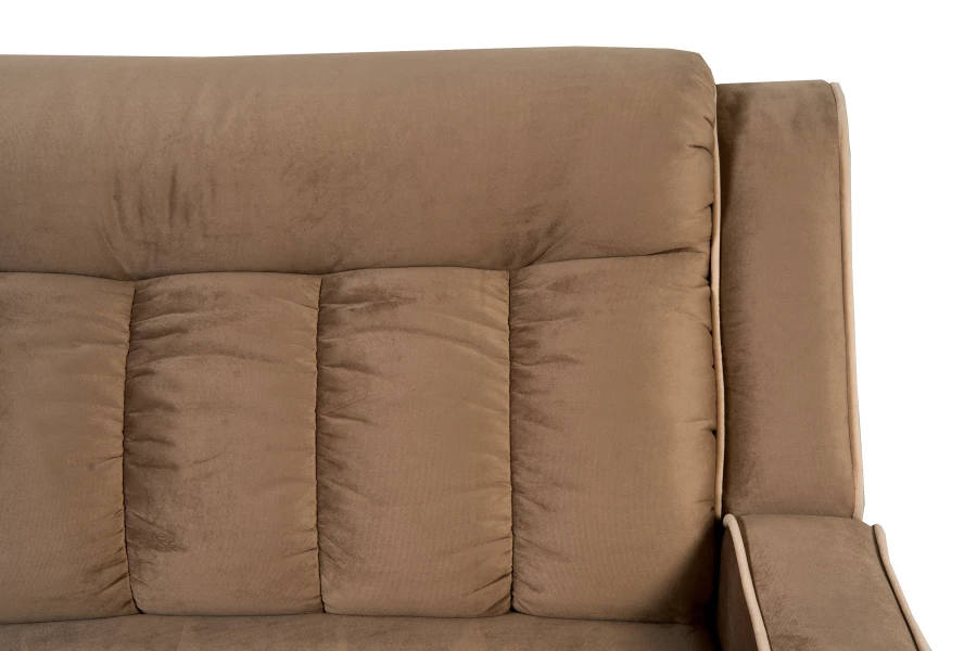 Угловой диван-кровать Блистер 2, какао, 259х183х97 см (изображение №5)