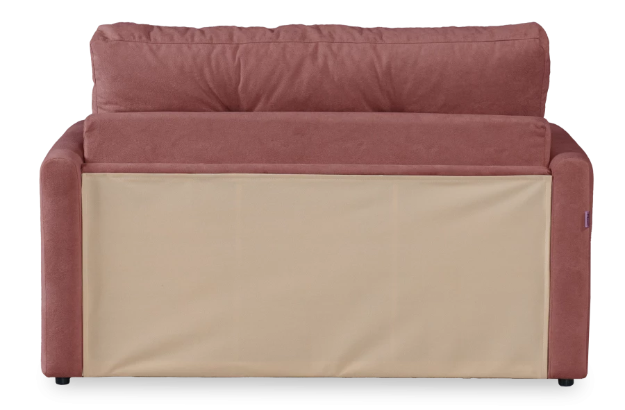 Диван-кровать Юнат 120, раскладной, розово-сиреневый с мелкими разводами, 142х87х94 см (изображение №9)