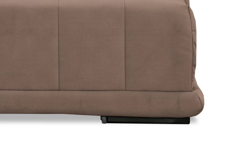 Диван-кровать Флорида, велюровый, кофейно-песочно-серый, 201х90х90 см (изображение №5)
