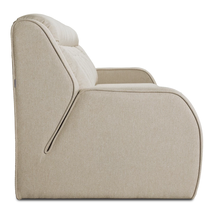 Прямой диван-кровать Блистер, раскладной,  светло-песочный, 231х96х96 см (изображение №3)