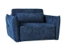 Кресло Таип 2, темно-синий велюр, 138х128х86 см