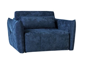 Кресло Таип 2, темно-синий велюр, 138х128х86 см